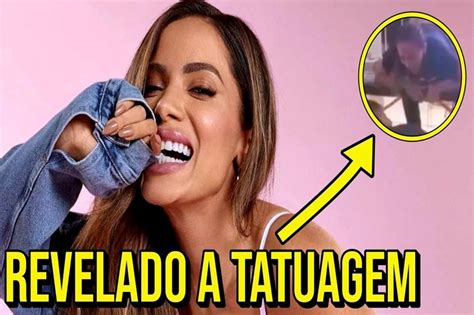 Anitta revela o que a levou a fazer tatuagem no ânus